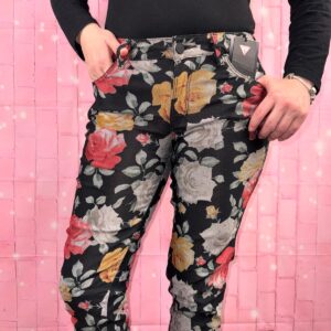 Květinové natahovací kalhoty Guess